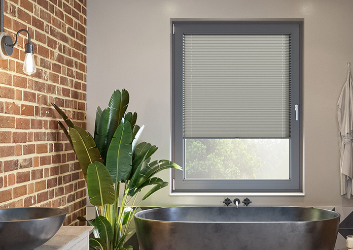 Solaris, Pewter Grey - Clip Fit Pleated Blind - Image 3